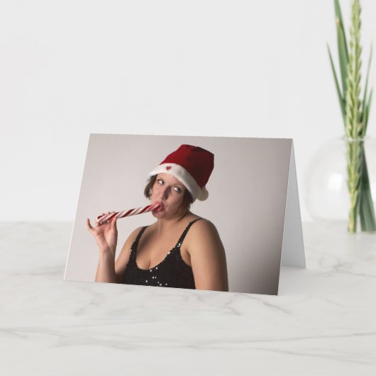 Cartes Pour Fêtes Annuelles Naughty Elf (Devant)