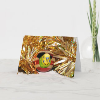Cartes Pour Fêtes Annuelles Naughty parakeet Noël