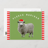 Cartes Pour Fêtes Annuelles navidad de feliz (Devant / Derrière)