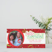 Cartes Pour Fêtes Annuelles navidad de feliz (alegre) (Debout devant)