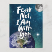 Cartes Pour Fêtes Annuelles N'AYEZ AUCUNE PEUR, JE SUIS avec vous - Dieu chrét (Devant)