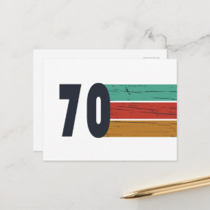 Cartes Pour Fêtes Annuelles Né en 1970 cadeau d'anniversaire vintage