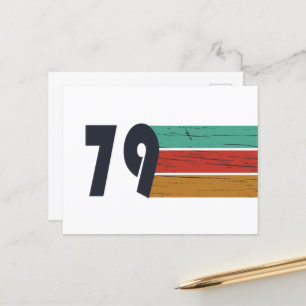 Cartes Pour Fêtes Annuelles Né en 1979 cadeau d'anniversaire vintage
