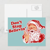 Cartes Pour Fêtes Annuelles Ne pas cesser de croire (Devant / Derrière)