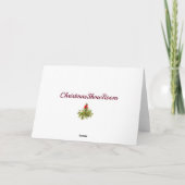 CARTES POUR FÊTES ANNUELLES * NE PEUT PAS PENSER À QUI JE SERAIS PLUTÔT AVEC* (Dos)