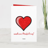 Cartes Pour Fêtes Annuelles Ne serez-vous pas mon Valentine ? (Dos)