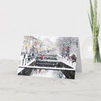 Neige dans Midsomer Norton, Somerset du nord, R-U