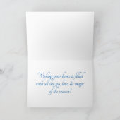 Cartes Pour Fêtes Annuelles neige de la fée d'hiver (Intérieur)