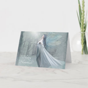 Cartes Pour Fêtes Annuelles neige de la fée d'hiver