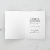 CARTES POUR FÊTES ANNUELLES NEIGE - NOËL - SOEUR (Intérieur)