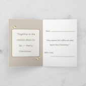 Cartes Pour Fêtes Annuelles Neige Silencieuse, Lumière Douce ;Élégance Minimal (Intérieur)