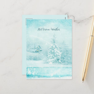 Cartes Pour Fêtes Annuelles Neiges De Noël En Cacao Chaud Météo