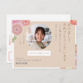 Cartes Pour Fêtes Annuelles Nengajo Nengajo ビ en ジ d'年 状 (Devant / Derrière)