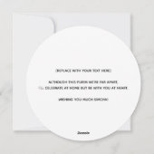 Cartes Pour Fêtes Annuelles Neon Purim (Dos)