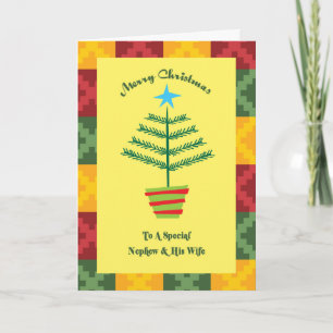 Cartes Pour Fêtes Annuelles Nephew et sa femme Primsy Christmas