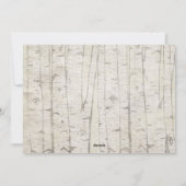 Cartes Pour Fêtes Annuelles Neutral Ferme Verdure Birch Photo Collage (Dos)