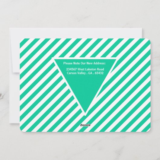 Cartes Pour Fêtes Annuelles New Address Holiday Decking NEW Halls (Dos)