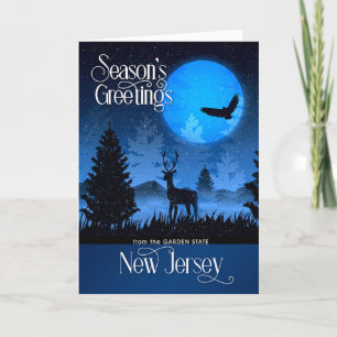 Cartes Pour Fêtes Annuelles New Jersey Season's Greetings The Garden State