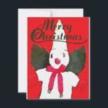 Cartes Pour Fêtes Annuelles New Orleans Christmas Snowman<br><div class="desc">New Orleans Christmas Snowman</div>