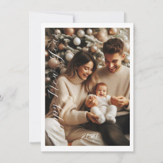 Cartes Pour Fêtes Annuelles New Year Celebration Card | Family Card