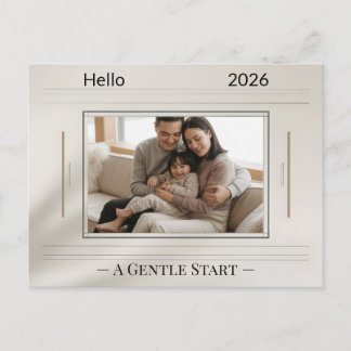 Cartes Pour Fêtes Annuelles New Year Family Photo Card