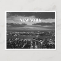 New York City Skyline Paysage noir blanc