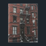 Cartes Pour Fêtes Annuelles New York City Winter Snowstorm Noël Hanoukka<br><div class="desc">Postcard présente une photo originale d'une journée enneigée à New York. Parfait pour tous ceux qui vivent dans ou aiment NYC!</div>