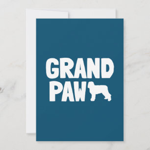 Cartes Pour Fêtes Annuelles Newfypoo Grand-Paw Chien Cadeau Grand Paw