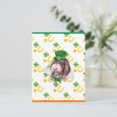 Cartes Pour Fêtes Annuelles Newfypoo Shamrock St. Patricks Day (Debout devant)