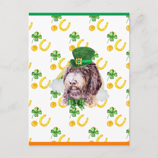 Cartes Pour Fêtes Annuelles Newfypoo Shamrock St. Patricks Day (Devant)