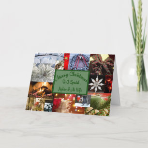 Cartes Pour Fêtes Annuelles Newphew spécial et sa femme Noël