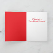 Cartes Pour Fêtes Annuelles Niece Christmas with Cute Ginger Kitty (Intérieur)