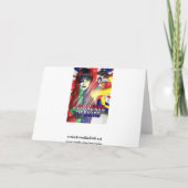 Cartes Pour Fêtes Annuelles Niece Gothic Christmas Card, H.I.P. Et Reindeer (Dos)