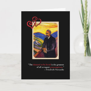 Cartes Pour Fêtes Annuelles Nietzsche Anti-Valentine's Day Card #2