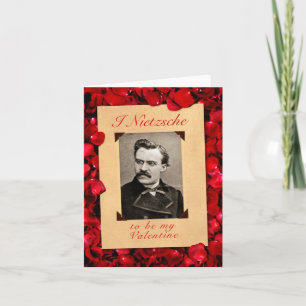 Cartes Pour Fêtes Annuelles Nietzsche Valentine's Day Card