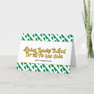 Cartes Pour Fêtes Annuelles NIGERIA Élégant Remerciements MERCI