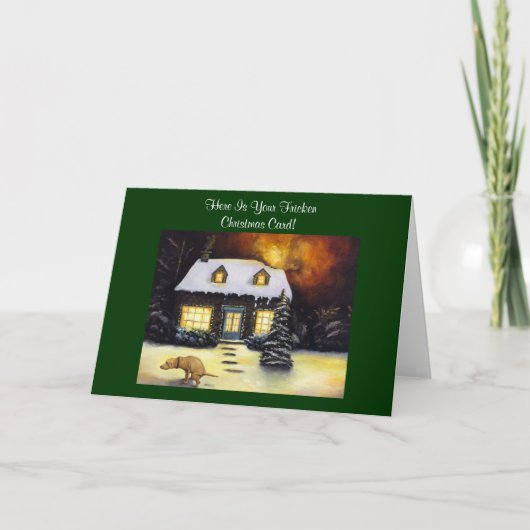 Cartes Pour Fêtes Annuelles Nightmare Kinkades (Devant)