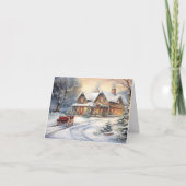 Cartes Pour Fêtes Annuelles N'Importe Quel Texte Joyeux Vacances d'affaires Ca (Devant)