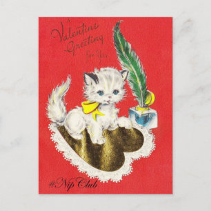 Cartes Pour Fêtes Annuelles Nipclub Vintage Valentine's Dat Kit blanc