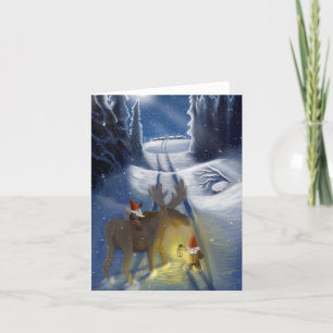 Cartes Pour Fêtes Annuelles Nisseman dans le paysage scandinave