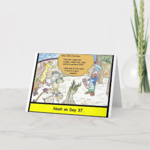Cartes Pour Fêtes Annuelles Noah'a Ark Greeting Card