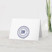 Cartes Pour Fêtes Annuelles Nocturne (Dos)