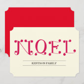 CARTES POUR FÊTES ANNUELLES NOEL (Devant / Derrière)