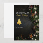 Cartes Pour Fêtes Annuelles Noël (Devant / Derrière)