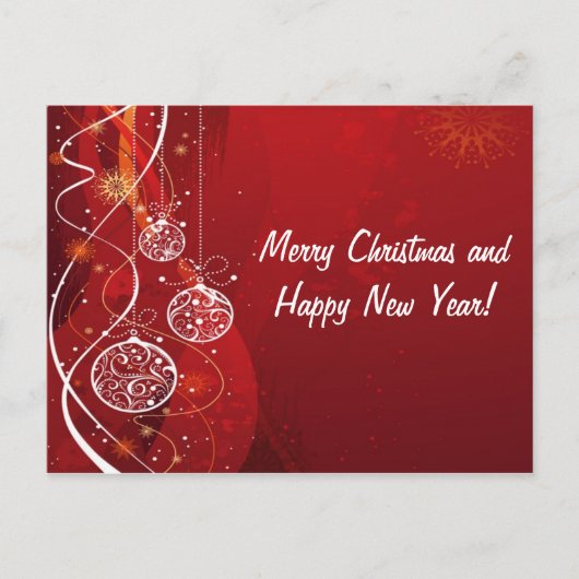 Cartes Pour Fêtes Annuelles Noël (Devant)