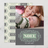 CARTES POUR FÊTES ANNUELLES NOEL (Devant / Derrière)