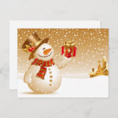 Cartes Pour Fêtes Annuelles Noël (Devant / Derrière)