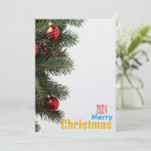 Cartes Pour Fêtes Annuelles Noël (Debout devant)