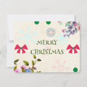 Cartes Pour Fêtes Annuelles Noël (Devant)