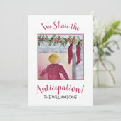 Cartes Pour Fêtes Annuelles Noël (Debout devant)